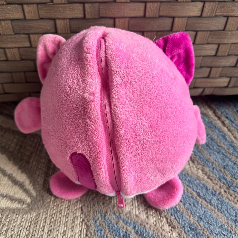 Huggle Pets Hoodie Pink Kitty Animal Hooded Sweatshirt & Plush Toy - Picture 2 of 6